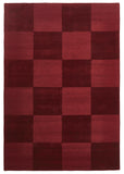 Wool Hand Loomed Rug - Box Red