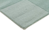 Wool Hand Loomed Rug - Box Seafoam