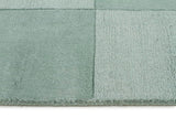 Wool Hand Loomed Rug - Box Seafoam