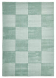 Wool Hand Loomed Rug - Box Seafoam