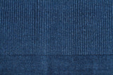 Cut and Loop Pile Rug Blue