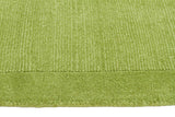 Cut and Loop Pile Rug Green