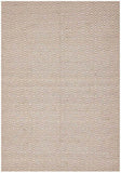 Modern Flatweave Diamond Design Beige Rug