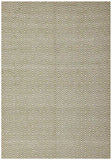 Modern Flatweave Diamond Design Green Rug