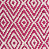 Modern Flatweave Diamond Design Pink Rug