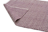 Modern Flatweave Diamond Design Purple Rug