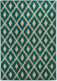 Avoca Trible Turquoise Outdoor Rug