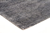 Black Cotton Rayon Rug