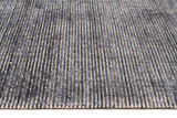 Black Cotton Rayon Rug