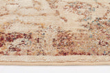 Tuskany Stunning Designer Rug Ivory Rust