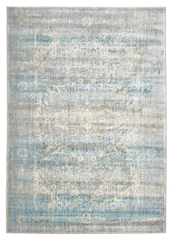 Mist Stunning Designer Rug Silver Blue