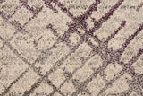 Riverside Jagged Aubergine Rug