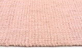 Chunky Natural Fiber Barker Pink Rug