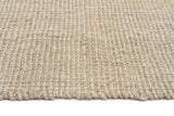 Chunky Natural Fiber Barker Platinum Rug