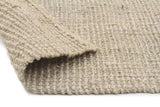 Chunky Natural Fiber Barker Platinum Rug