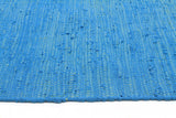 Mina Stunning Cotton Rug Blue