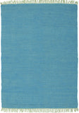 Mina Stunning Cotton Rug Blue