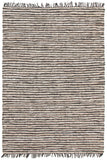 Bondi Leather and Jute Rug Nude Pink White