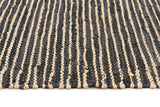 Bondi Leather and Jute Rug Natural Nude Pink