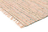 Bondi Leather and Jute Rug Nude Pink