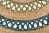 Hula Stunning Jute Rug Turquoise