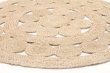 Natural Daisy Jute Rug