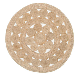 Natural Daisy Jute Rug