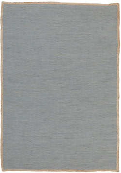 Reno Cotton and Jute Rug Blue