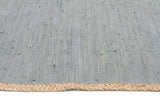 Reno Cotton and Jute Rug Blue