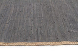 Reno Cotton and Jute Rug Charcoal