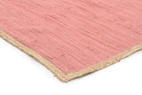 Reno Cotton and Jute Rug Pink