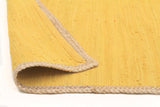 Reno Cotton and Jute Rug Yellow