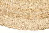 Round Jute Natural Rug