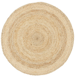 Round Jute Natural Rug