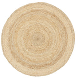 Round Jute Natural Rug