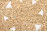 Round Jute Natural Stellar Rug