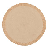 Milano Metallic Copper and Natural Jute Rug