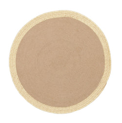 Milano Metallic Gold and Natural Jute Rug