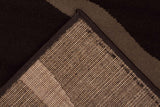 Sand Dune Pattern Rug Black Charcoal