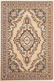 Traditional Medallion Rug Beige