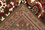 Traditional Medallion Rug Green