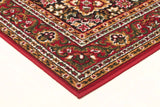 Traditional Medallion Rug Red