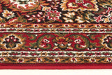 Traditional Medallion Rug Red