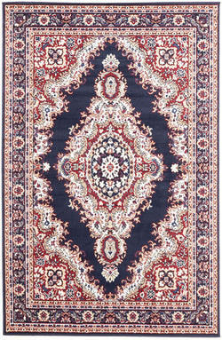 Traditional Medallion Rug Blue