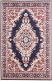 Traditional Medallion Rug Blue