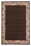 Modern Border Rug Brown