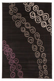 Pebble Pathway Rug Black