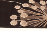 Dandelion Buds Rug Black