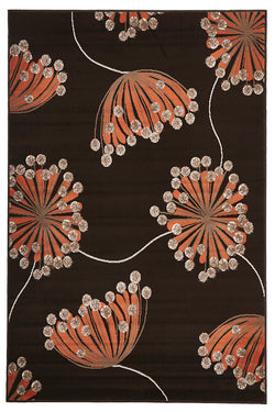 Dandelion Buds Rug Brown