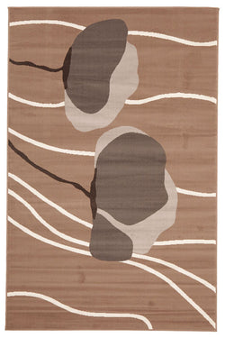 Poppies Modern Rug Beige